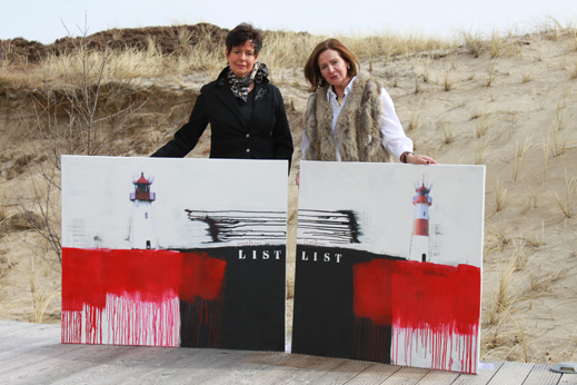 Christa Hartmann und Birgit Saatrübe Dünen Sylt